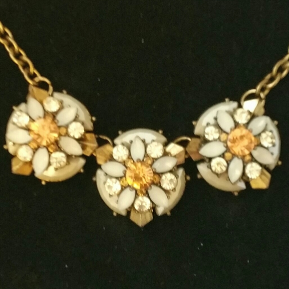Vintage Style Necklace, w/ Rose Gold Accents - Picture 4 of 5